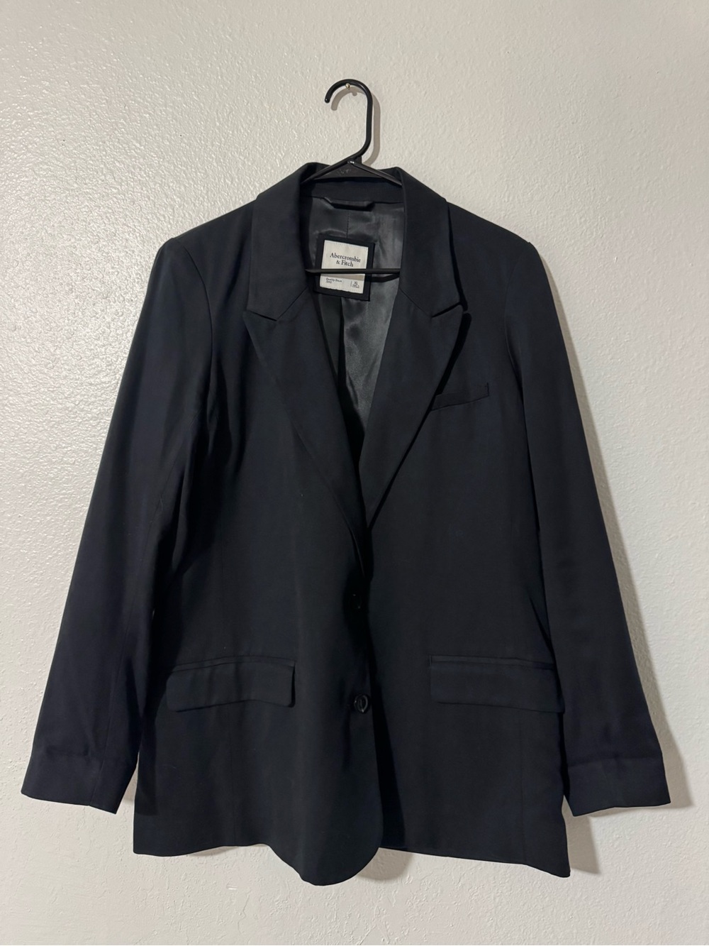Abercrombie & Fitch Women's Black Blazer Jacket XL